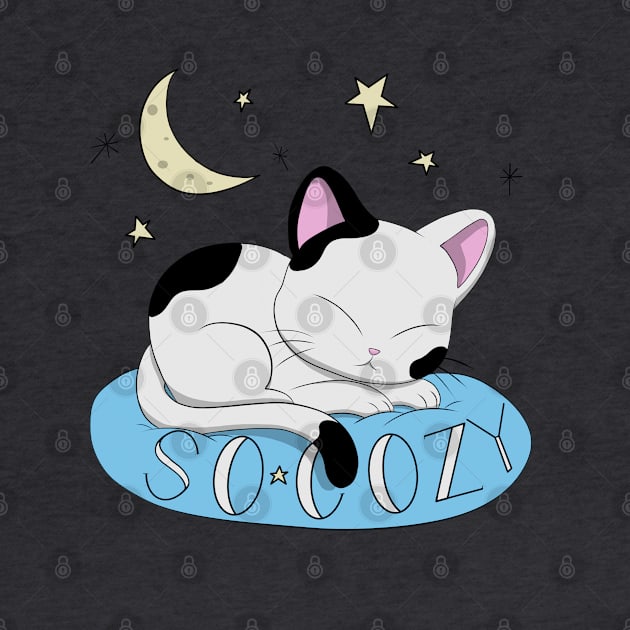 Cute Sleeping Cat by Frankie B.